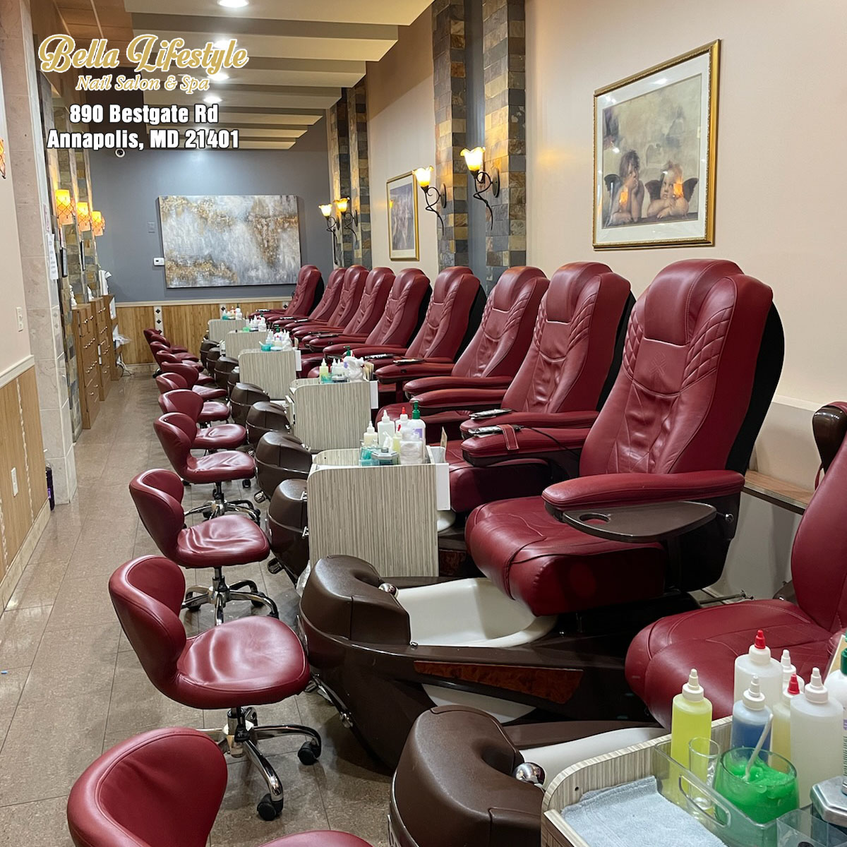 Nail salon Annapolis, MD 21401 | Bella Lifestyle Nail Salon And Spa Annapolis